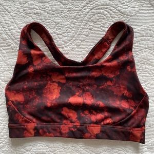 Floral Athleta sports bra